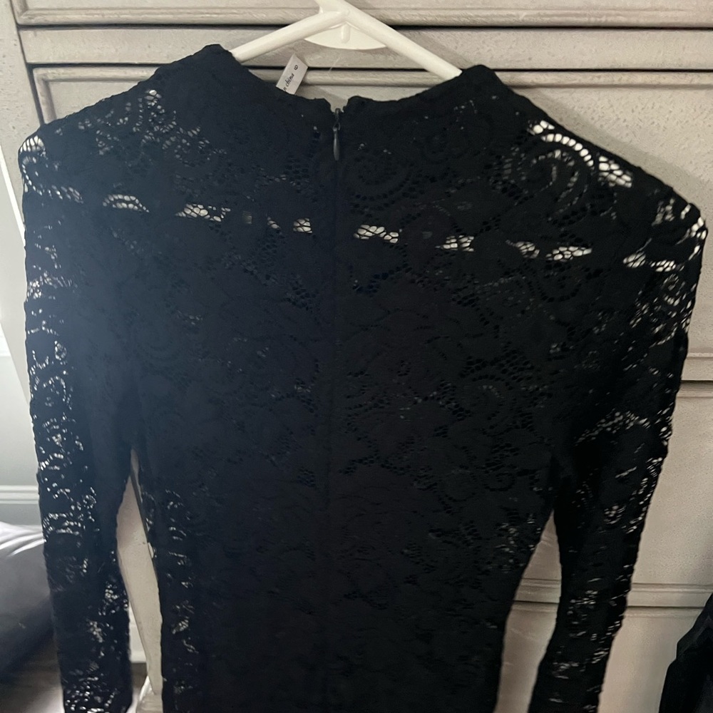 BCBG black lace dress